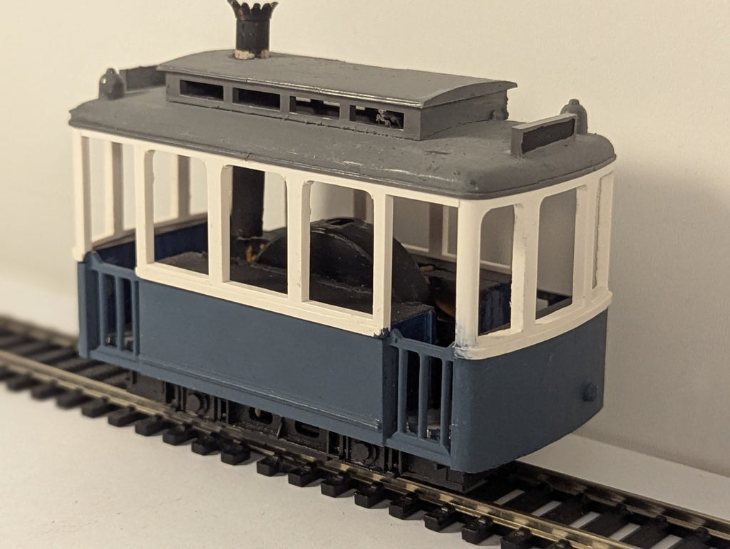 ON30 Gauge Kit Built Steam Tram Engine – No Couplings