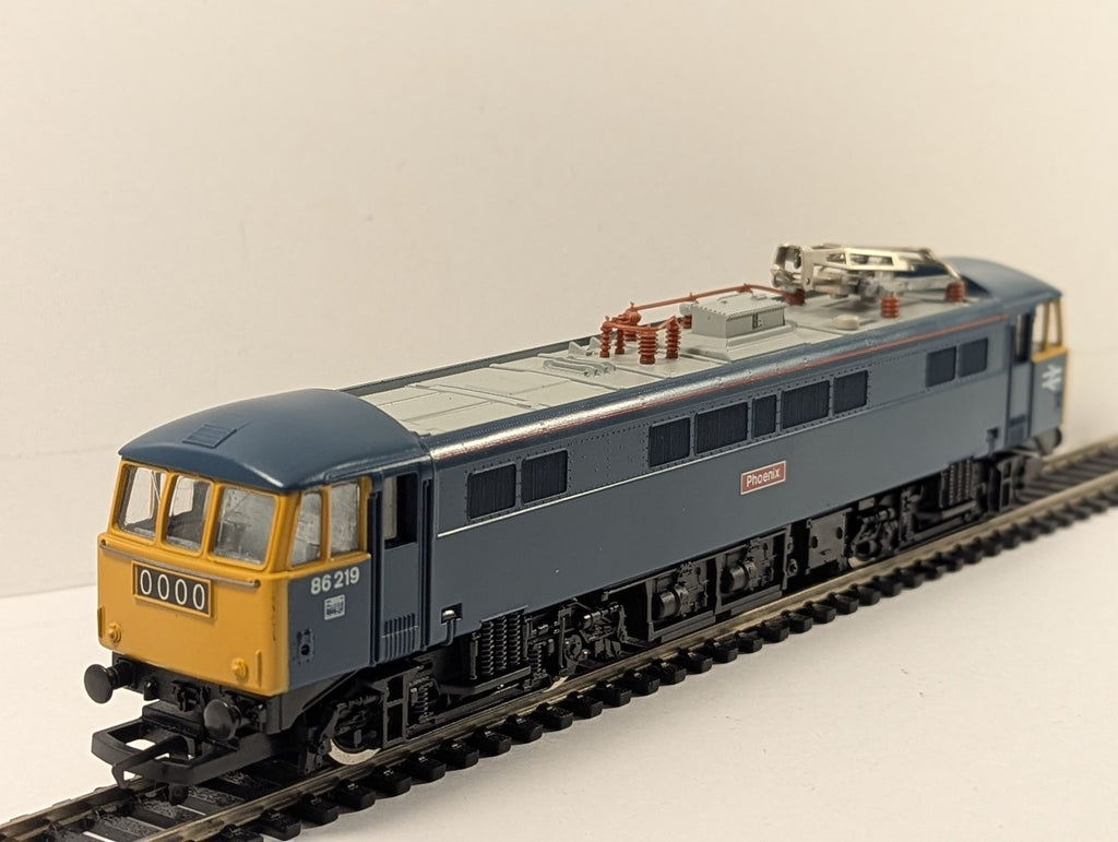 Hornby OO Gauge Class 86/2 'Phoenix' Electric Locomotive 86219 BR Blue R388