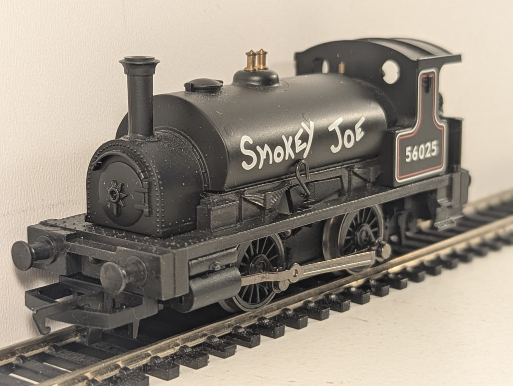 Hornby OO Gauge Class 0F "Smokey Joe" Steam Locomotive 56025 BR Black - Boxed