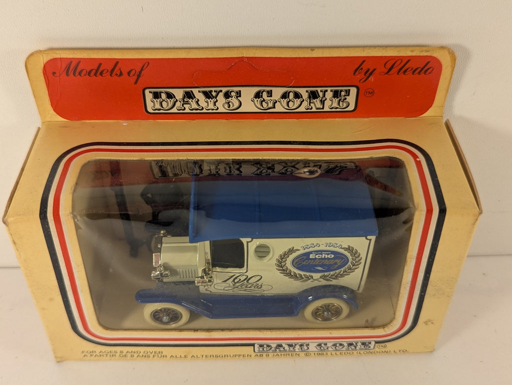Lledo Model T Ford Van - South Wales Echo Centenary Die-cast Model Van