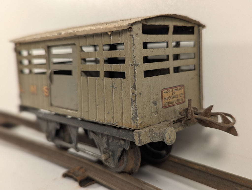 Hornby O Gauge No. 1 Cattle Truck Goods Wagon LMS
