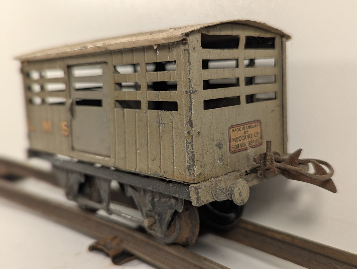 Hornby O Gauge No. 1 Cattle Truck Goods Wagon LMS