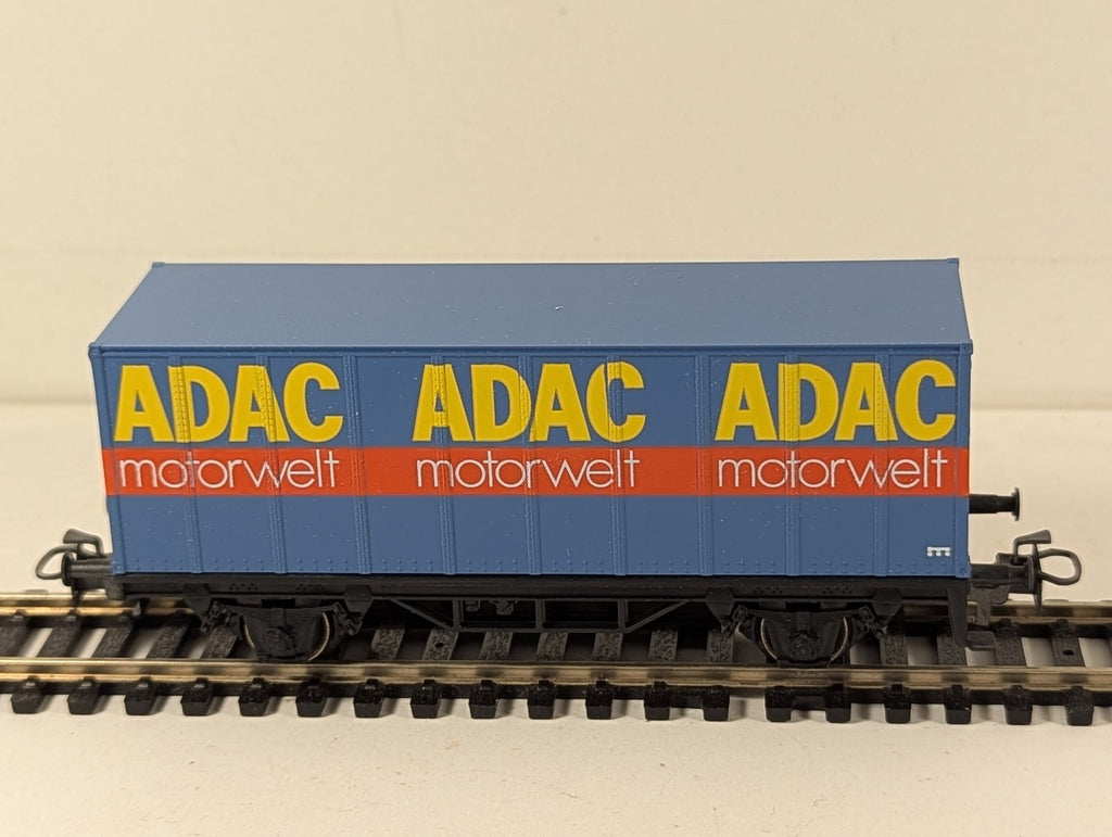 Märklin HO Gauge ADAC motorwelt Boxcar Goods Wagon 4485