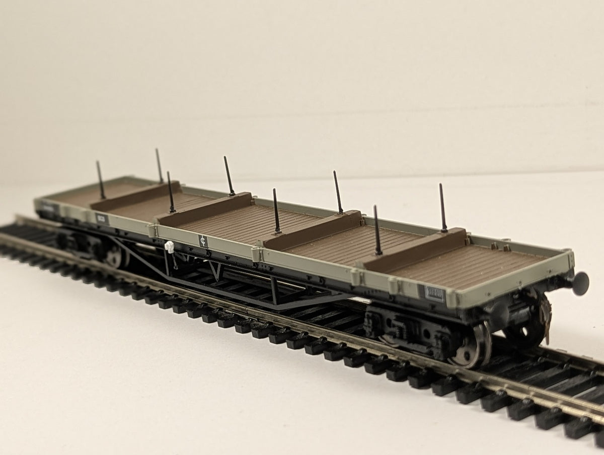 Bachmann OO Gauge BR Bogie Bolster C Wagon Goods Wagon B944183 BR Grey