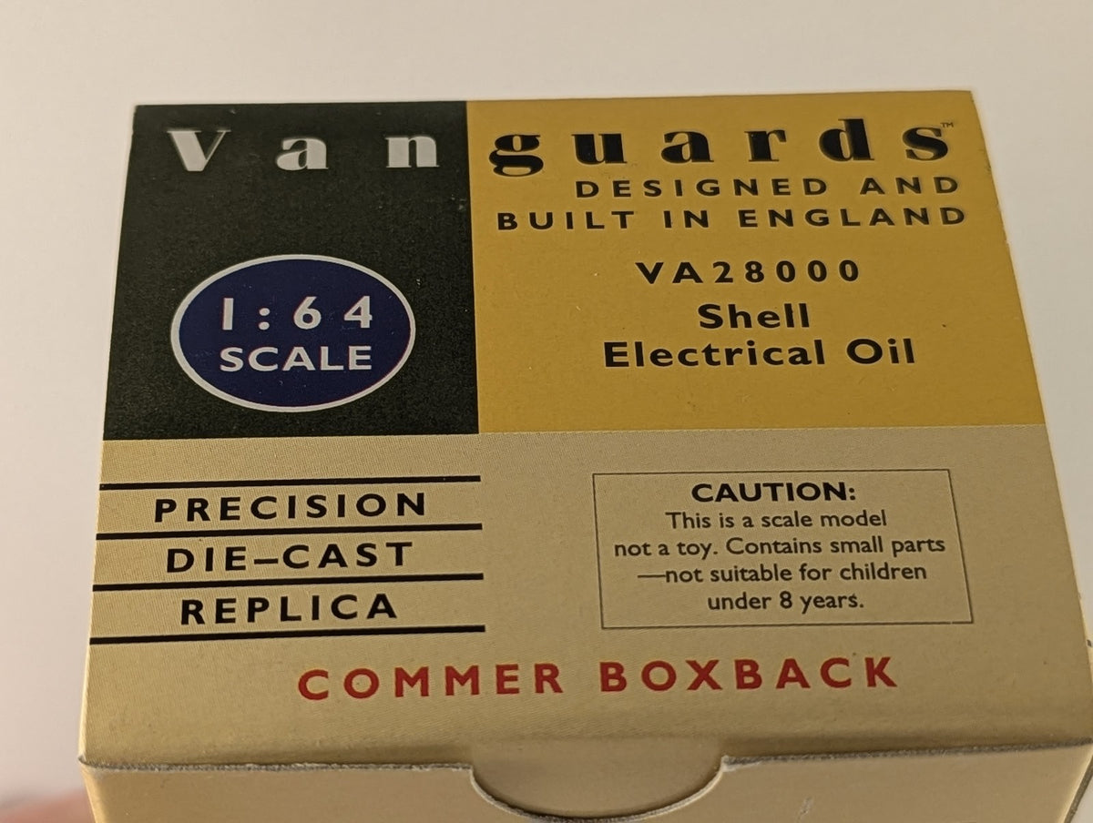 Vanguards 1:64 Commer Boxback Shell Electrical Oil Service Commercial Vehicle