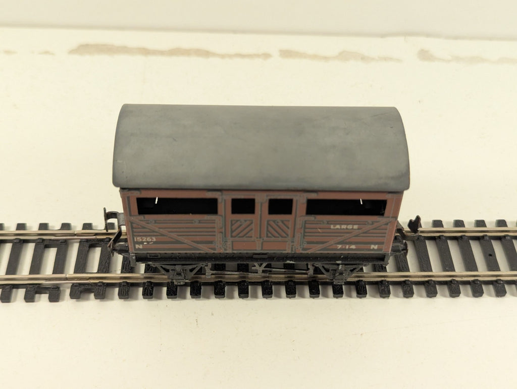 Trix Twin Railway 636 LNER Cattle Wagon OO Gauge - Boxed