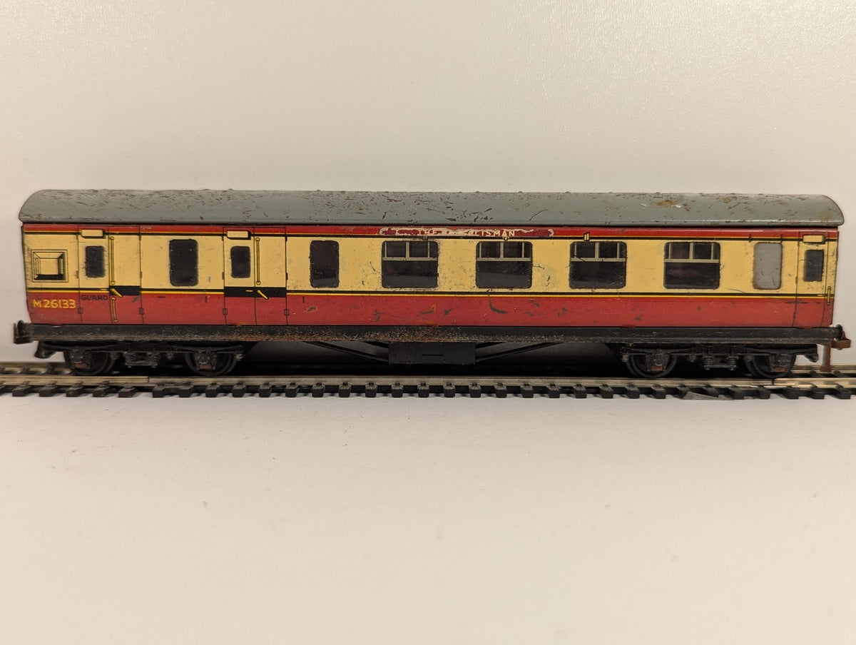 Hornby Dublo BR Carmine & Cream Brake Third Corridor Coach