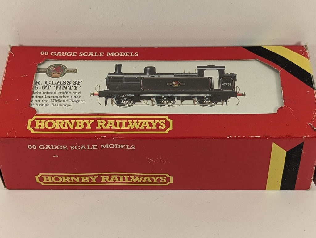 Hornby OO Gauge Class 3F Jinty Locomotive 47458 BR Black R058