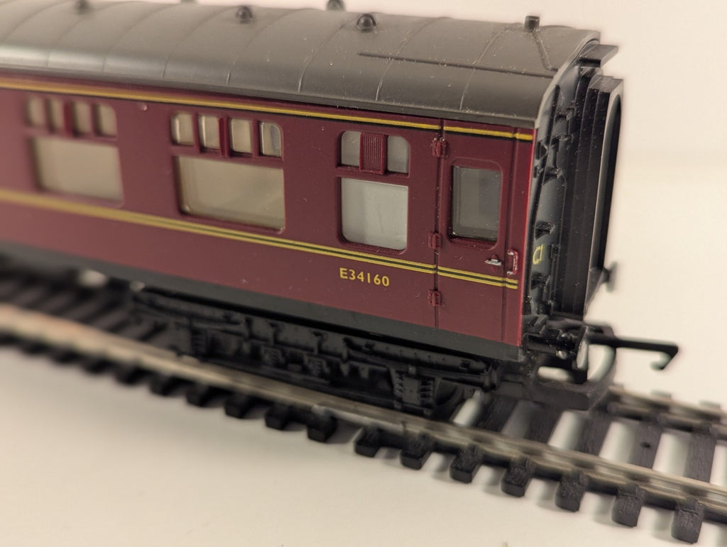 Hornby R1007 BSK Mk1 Corridor Brake 2nd E34160 BR Maroon