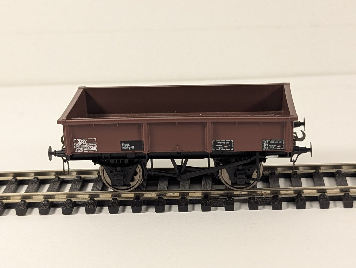 Bachmann OO Gauge 13 Ton Open Wagon ZDV DB746058 BR Bauxite