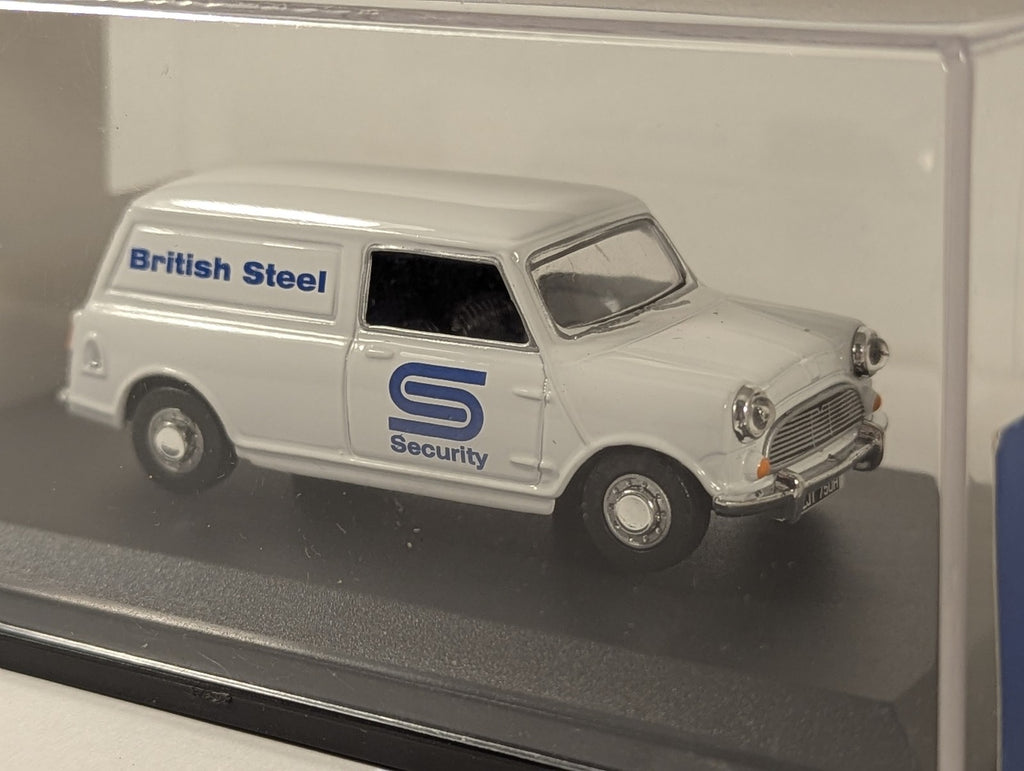 Oxford Diecast 1:43 Scale Austin Mini Van British Steel Security