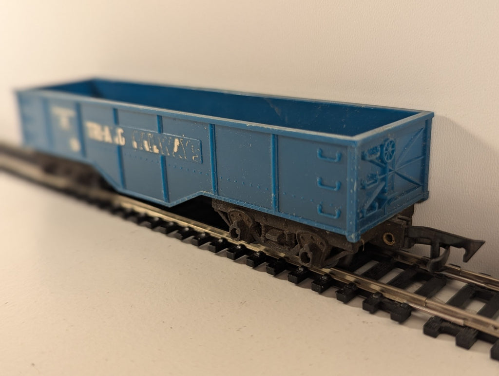 Tri-ang Hornby R116 OO/HO Gauge Transcontinental Gondola Wagon – Blue