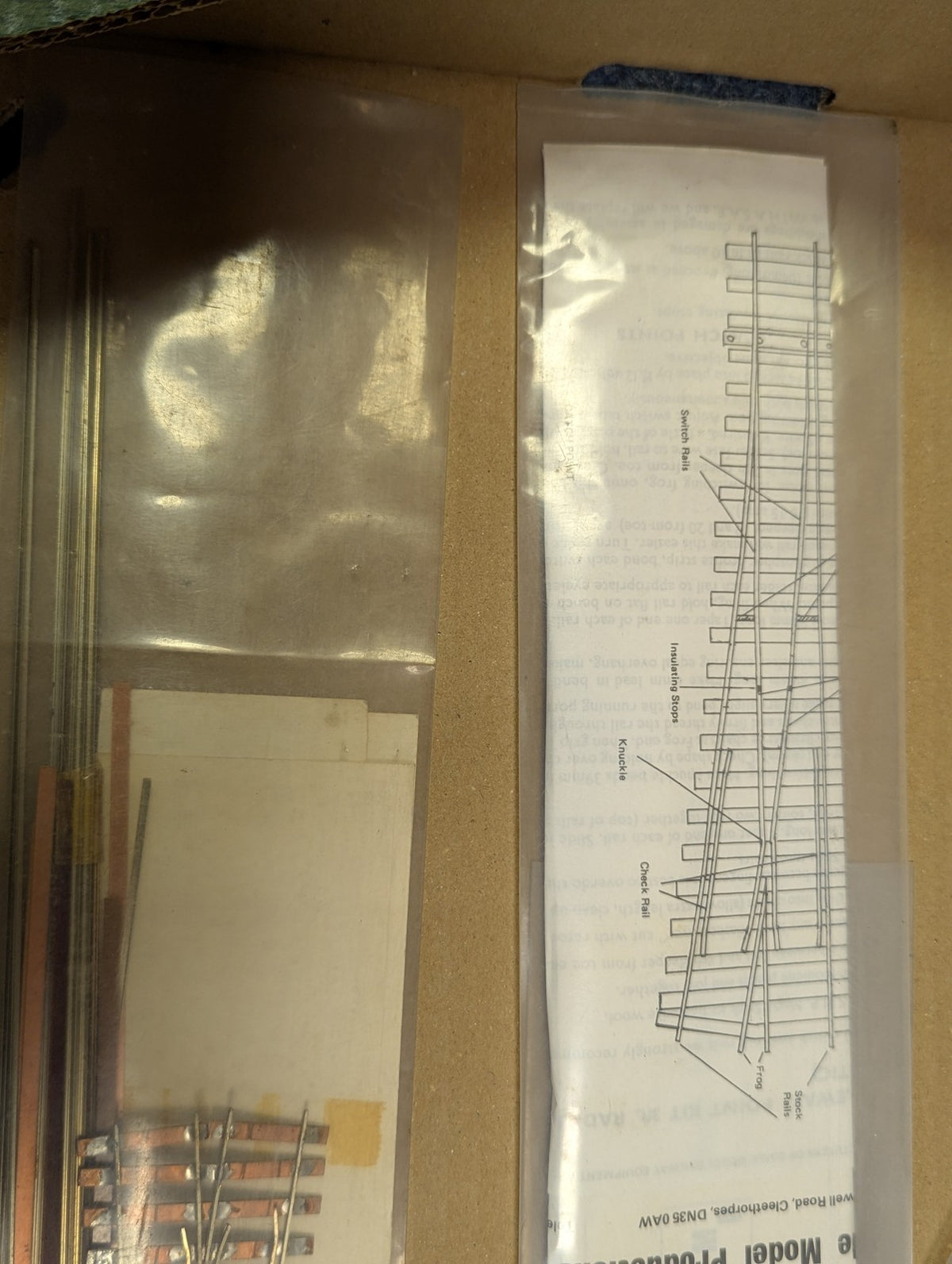 Mixed OO Gauge Mixed Point Kits, Track & Double Slip Components