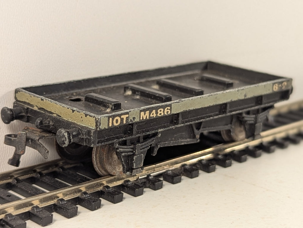 Hornby Dublo OO Gauge Low Sided Wagon Goods Wagon M486 BR Grey D1