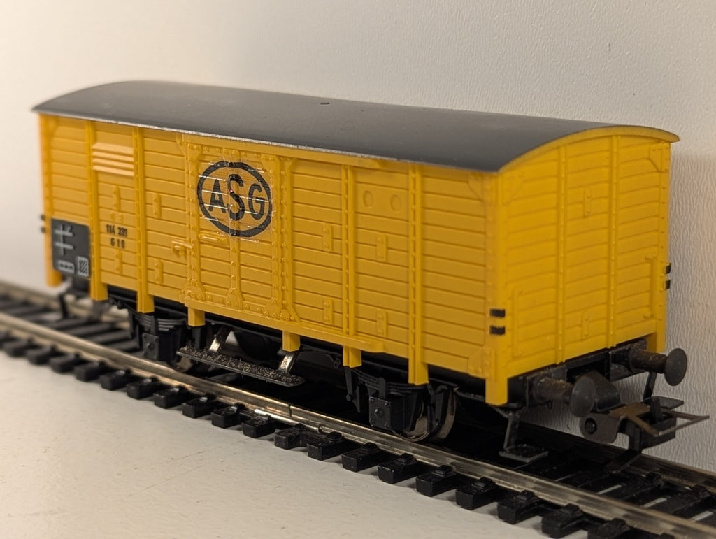 Fleischmann 1464S H0 Gauge ASG DB Covered Freight Wagon