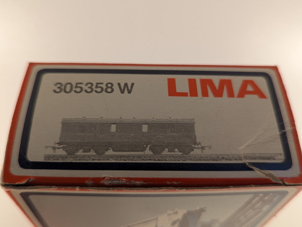 Lima 305358 LMS Maroon GUV Bogie Parcels Van OO Gauge Boxed