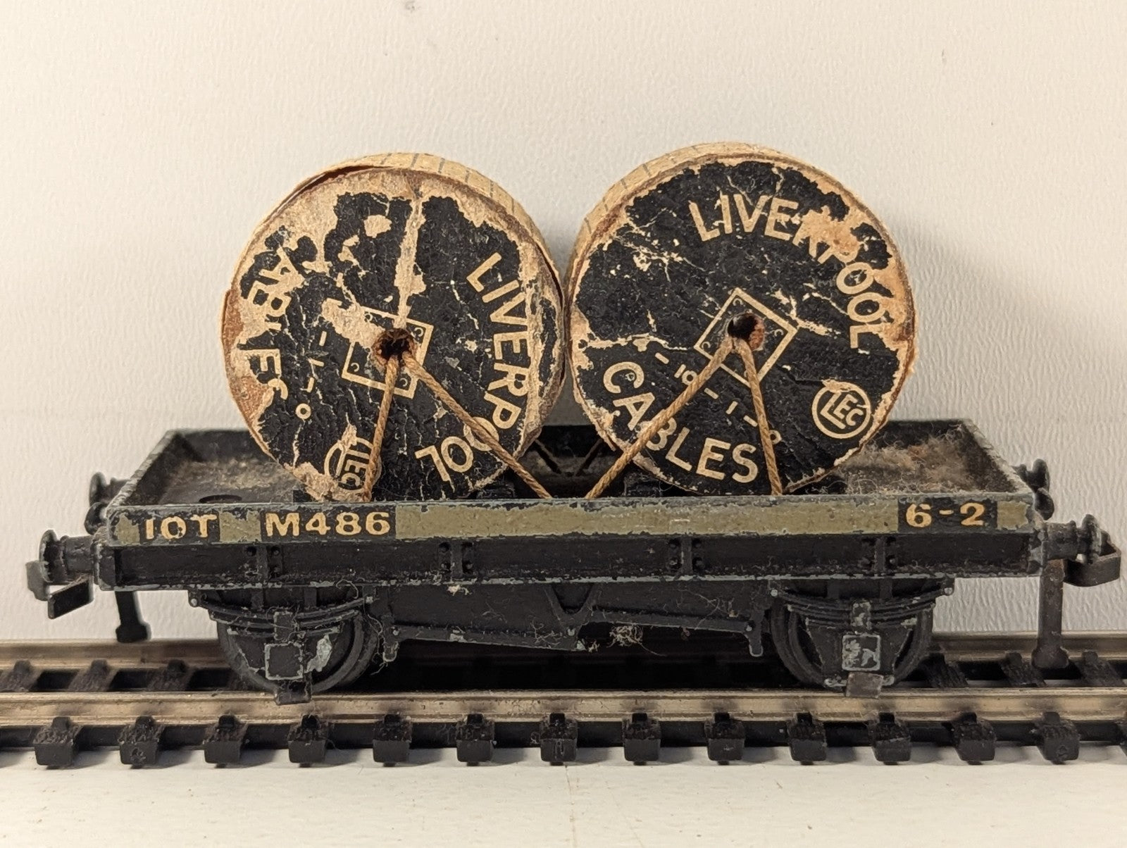 Hornby Dublo 32086 Liverpool Cables 10 Ton Low Sided Wagon OO Gauge