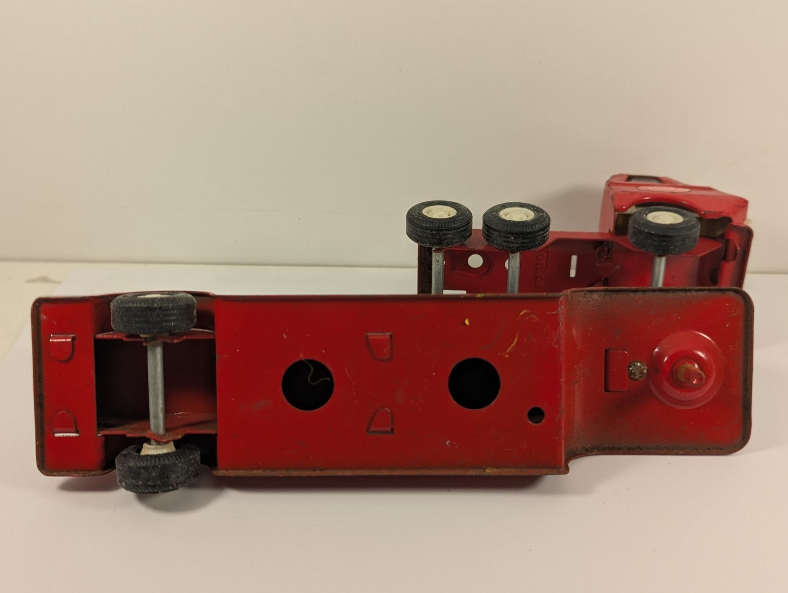 Tonka Pressed Steel Miniature Aerial Ladder Fire Truck