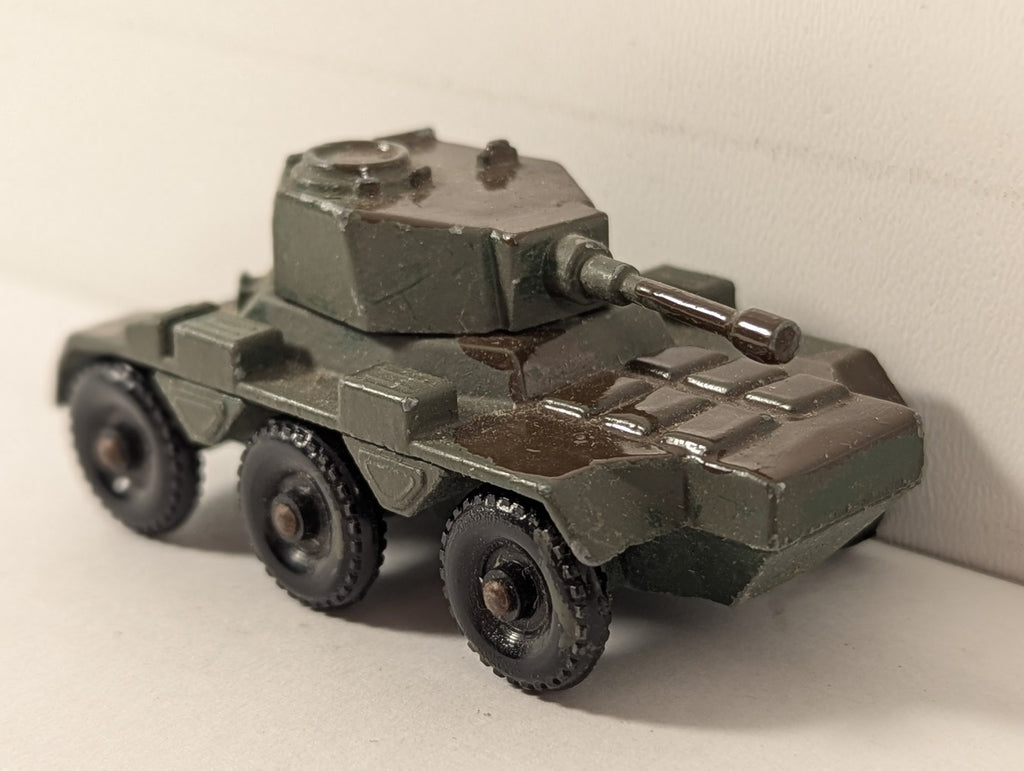 Lesney Saladin Armoured Car 6x6 Die-cast Vehicle Olive Green & Brown 67