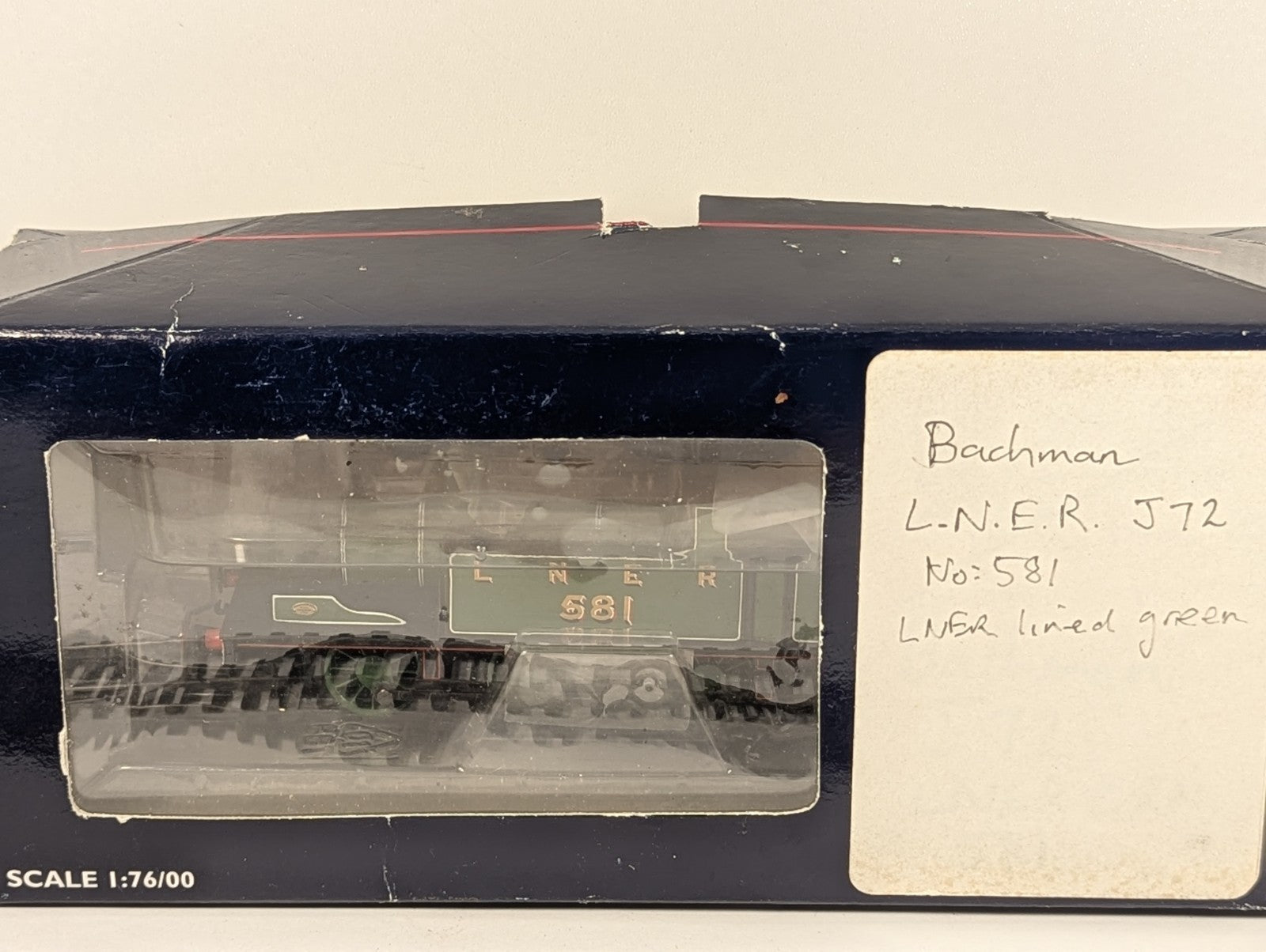 Bachmann Branchline 30-060b Class J72 0-6-0T 581 in LNER green - Limited Edition