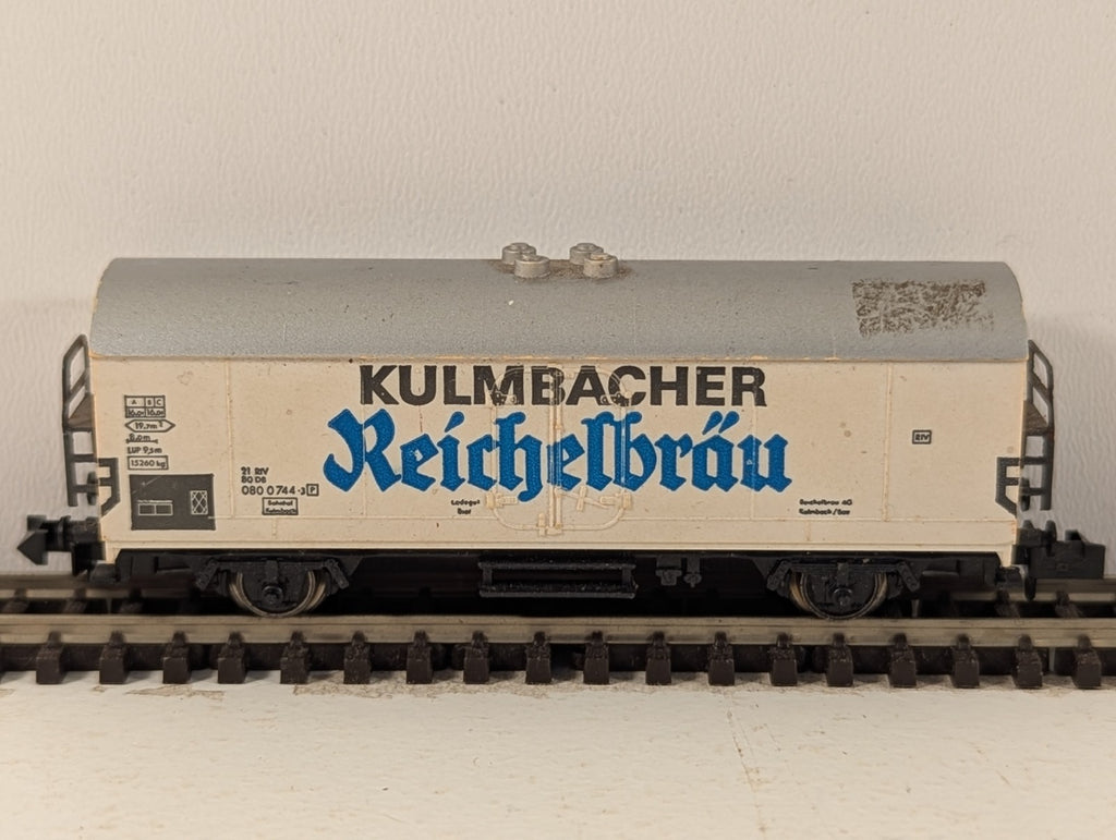 Fleischmann N Gauge Kulmbacher Reichelbräu Refrigerated Beer Wagon