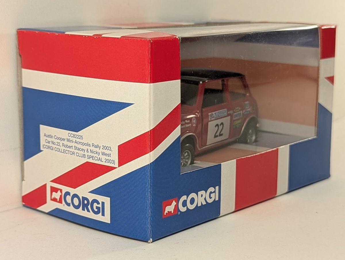 Corgi 1:36 Austin Cooper Mini - Acropolis Rally 2003, Car No.22