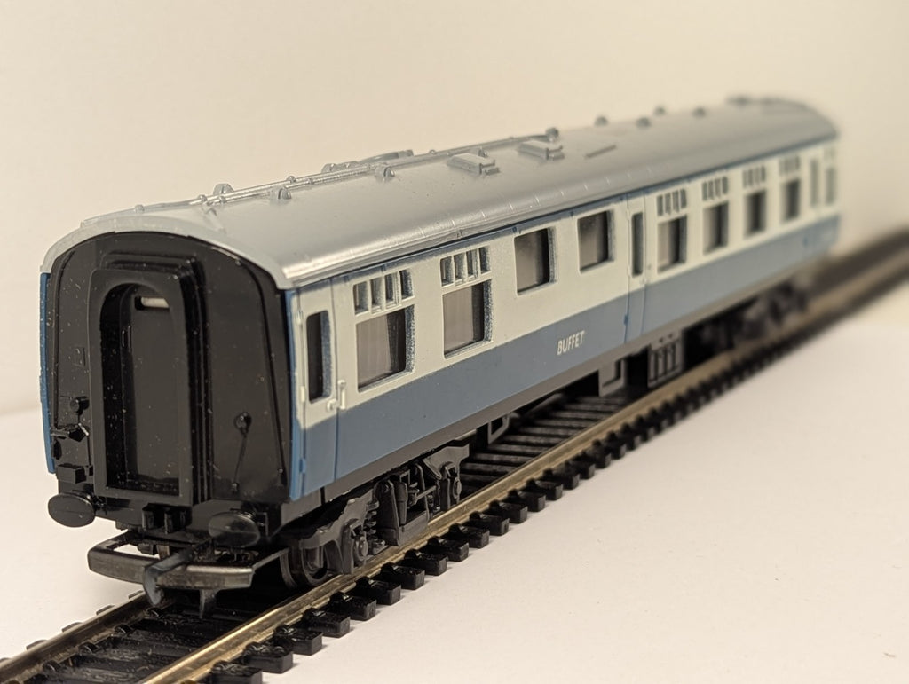 Trix M1820 BR Mk1 Miniature Buffet Coach Blue Grey OO Gauge Boxed