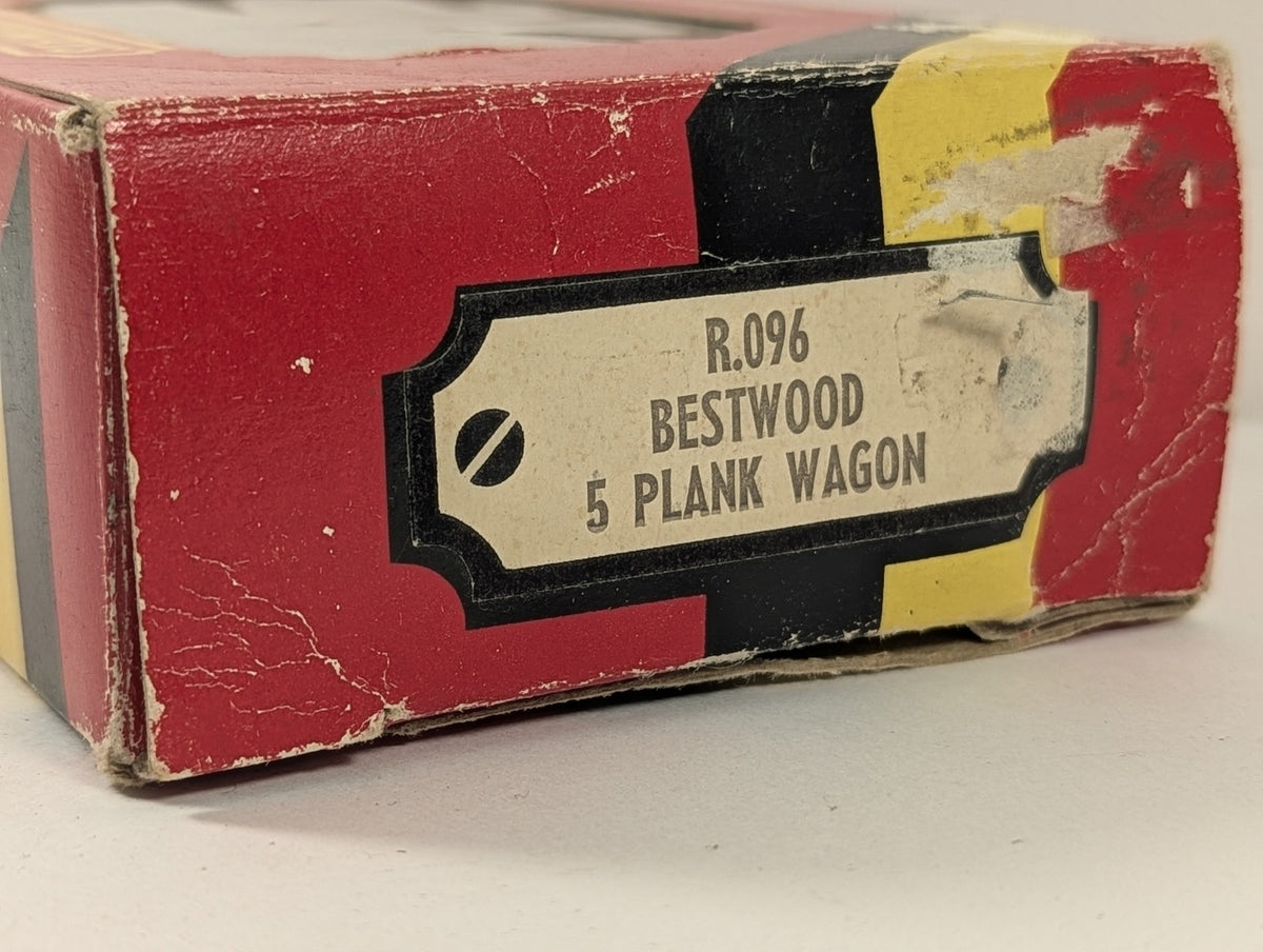 Hornby OO Gauge Bestwood 5 Plank Wagon Goods Wagon 655 Bestwood Iron Works R.096