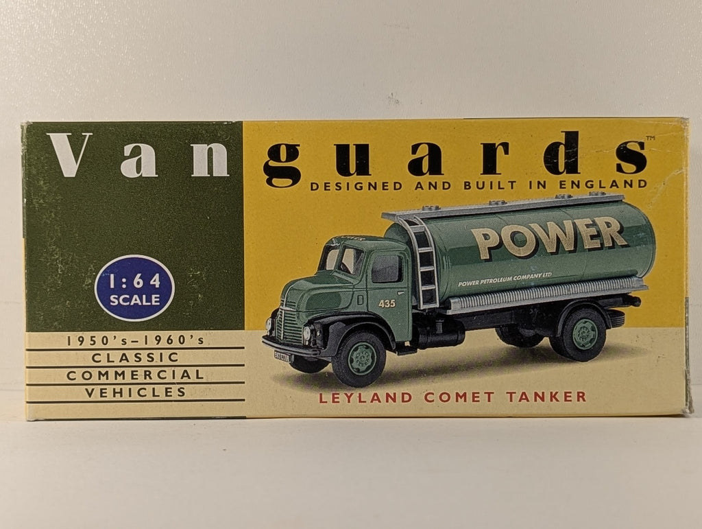Vanguards 1:64 Leyland Comet Tanker Die-cast Model Vehicle 435 Power Petroleum