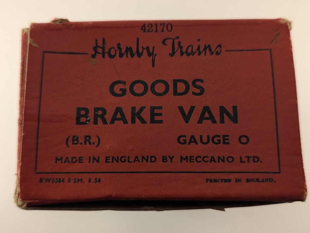 Hornby O Gauge Goods Brake Van (B.R.) E22604 BR Bauxite 42170