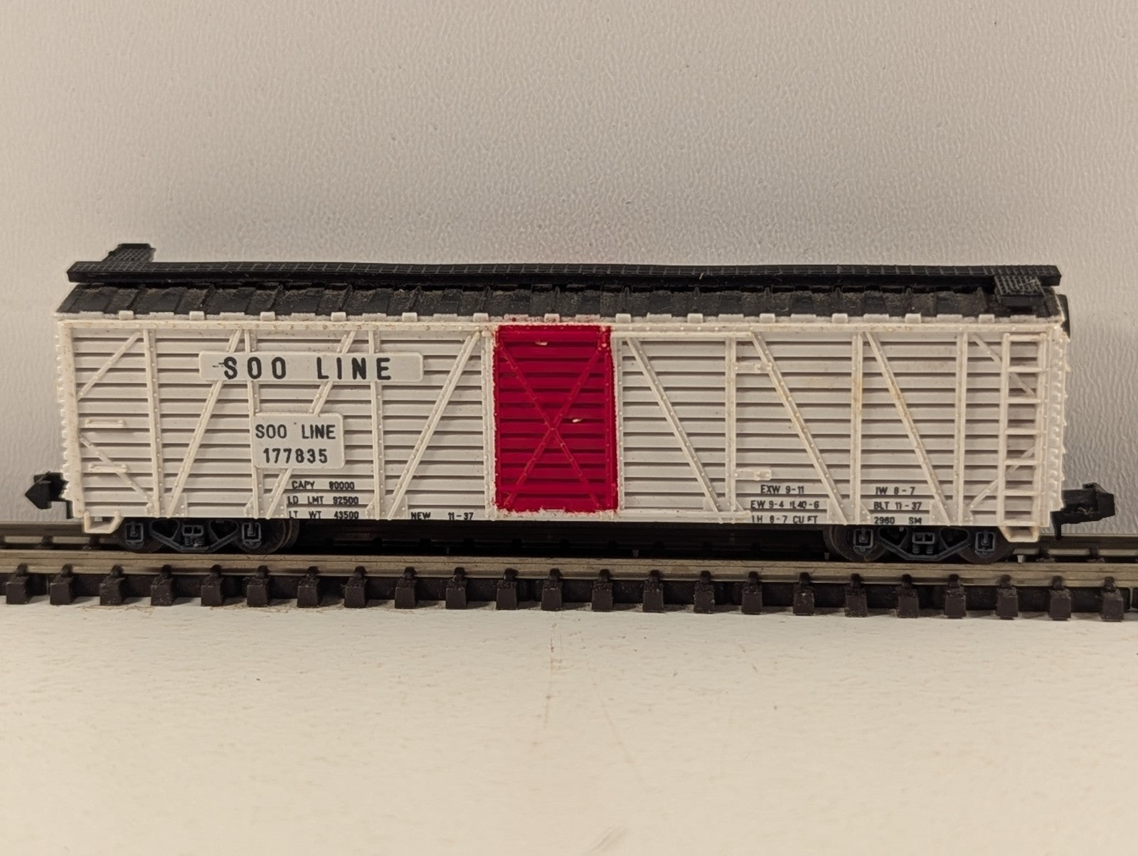Lima N Gauge Soo Line Single Door Stock Car