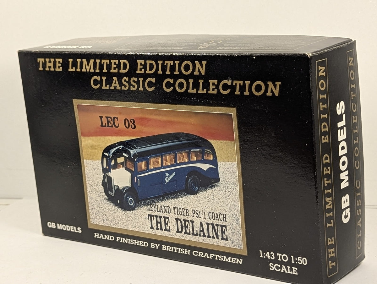 GB Models 1:43 to 1:50 Scale Leyland Tiger PS1/1 Coach Die-cast Coach LPJ 691