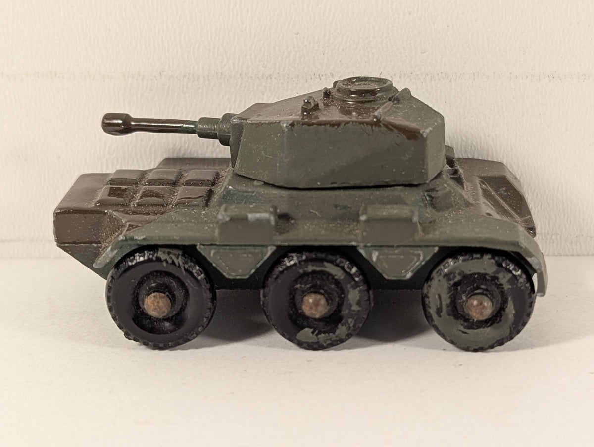 Lesney Saladin Armoured Car 6x6 Die-cast Vehicle Olive Green & Brown 67