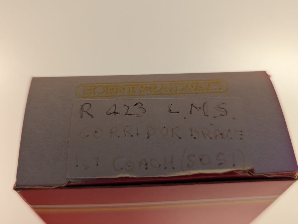 Hornby Railways R.423 LMS Corridor Composite Third Coach OO Gauge - Boxed