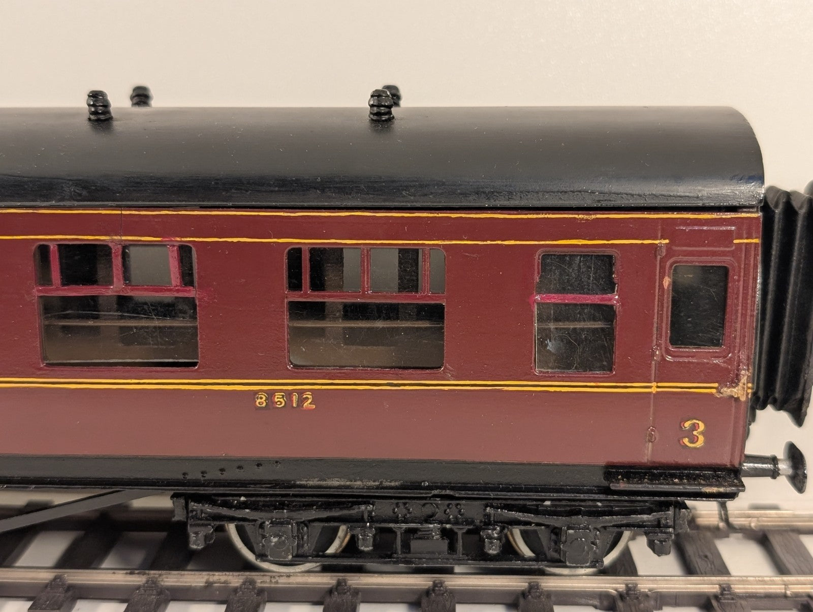 Leeds Company O Gauge Kitbuilt LMS Maroon 3rd Brake Coach 8512