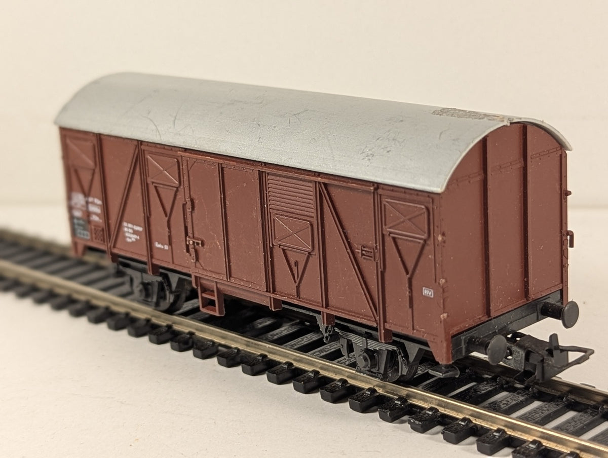 Roco HO Gauge DB Gmhs 53 Covered Van 1522649-4 DB Brown