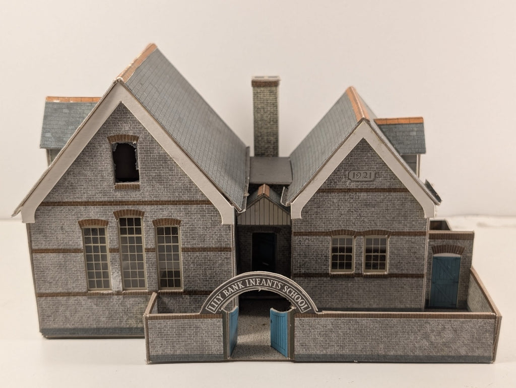 Superquick B31 Village School Card Model Kit
