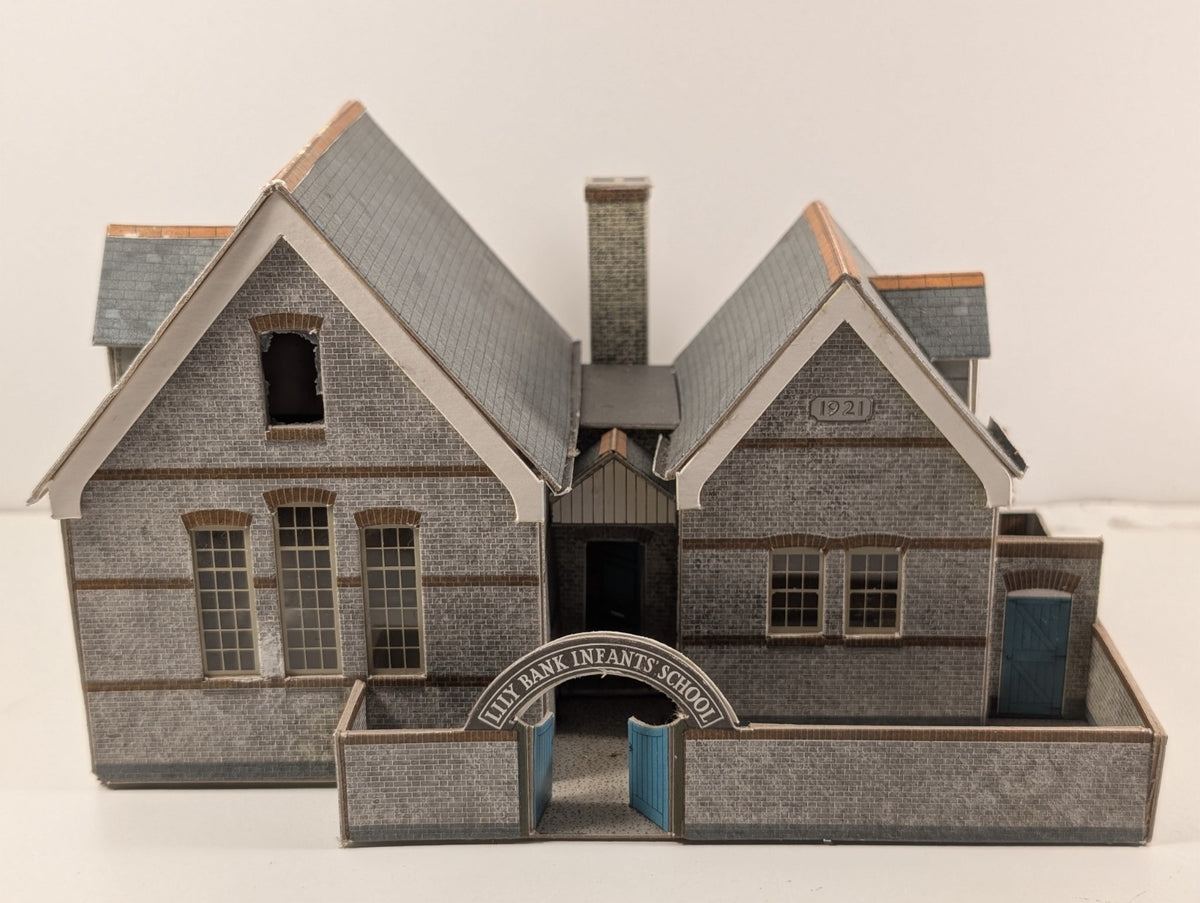 Superquick B31 Village School Card Model Kit