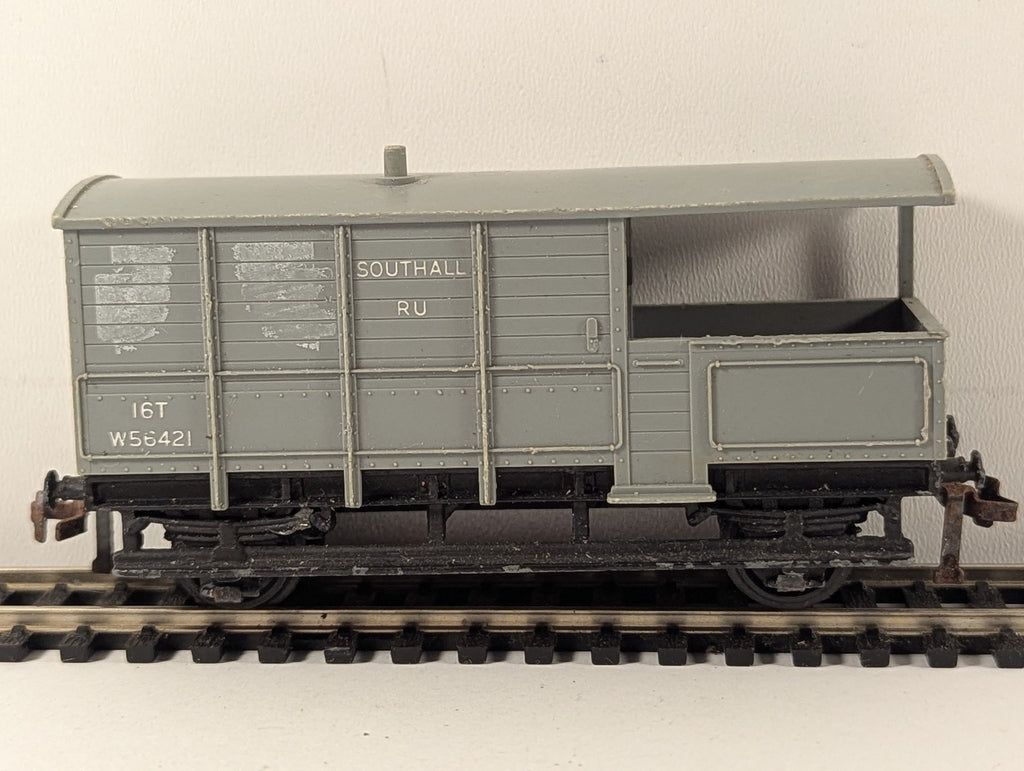 Hornby Dublo OO Gauge BR WR Goods Brake Van W56421 BR Grey 4311
