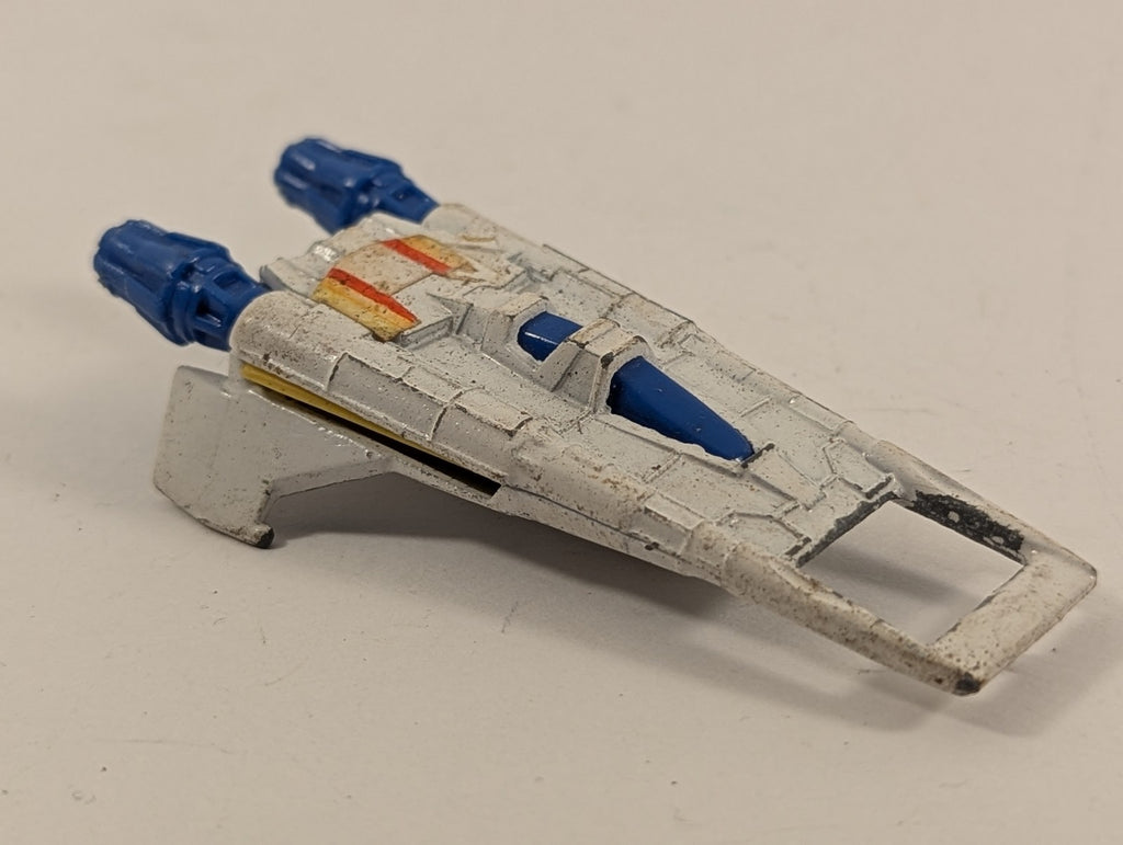 Corgi Buck Rogers Starfighter Die-cast Model White with blue and yellow details