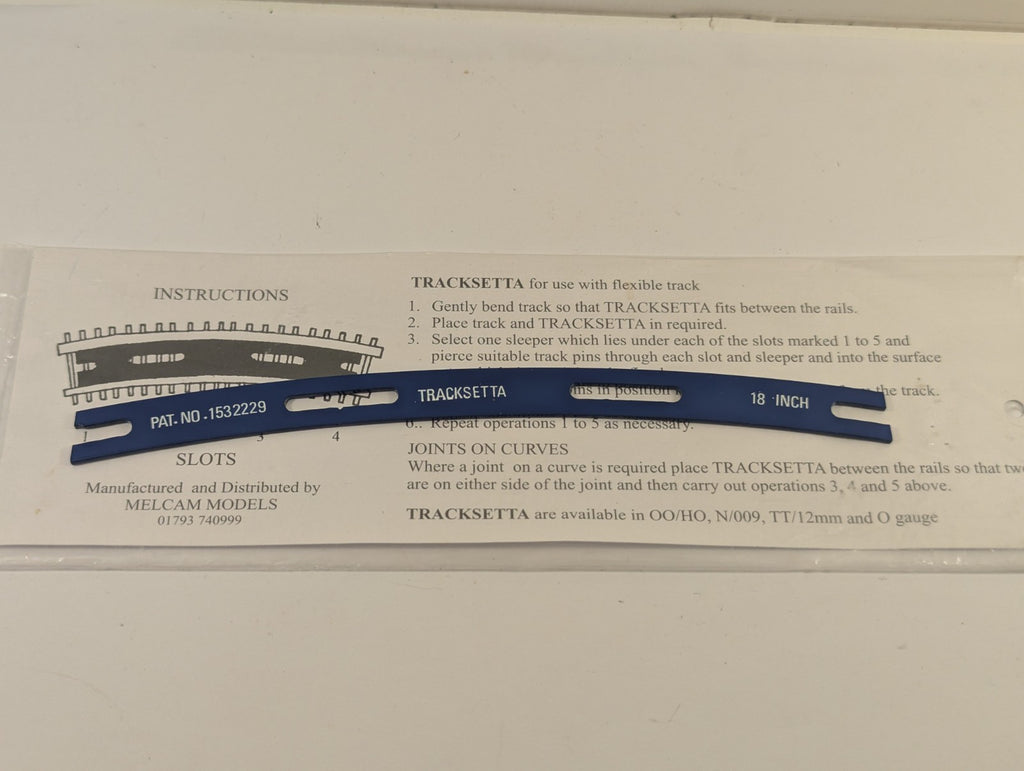 Tracksetta 30" Radius 12mm Gauge Track Laying Template