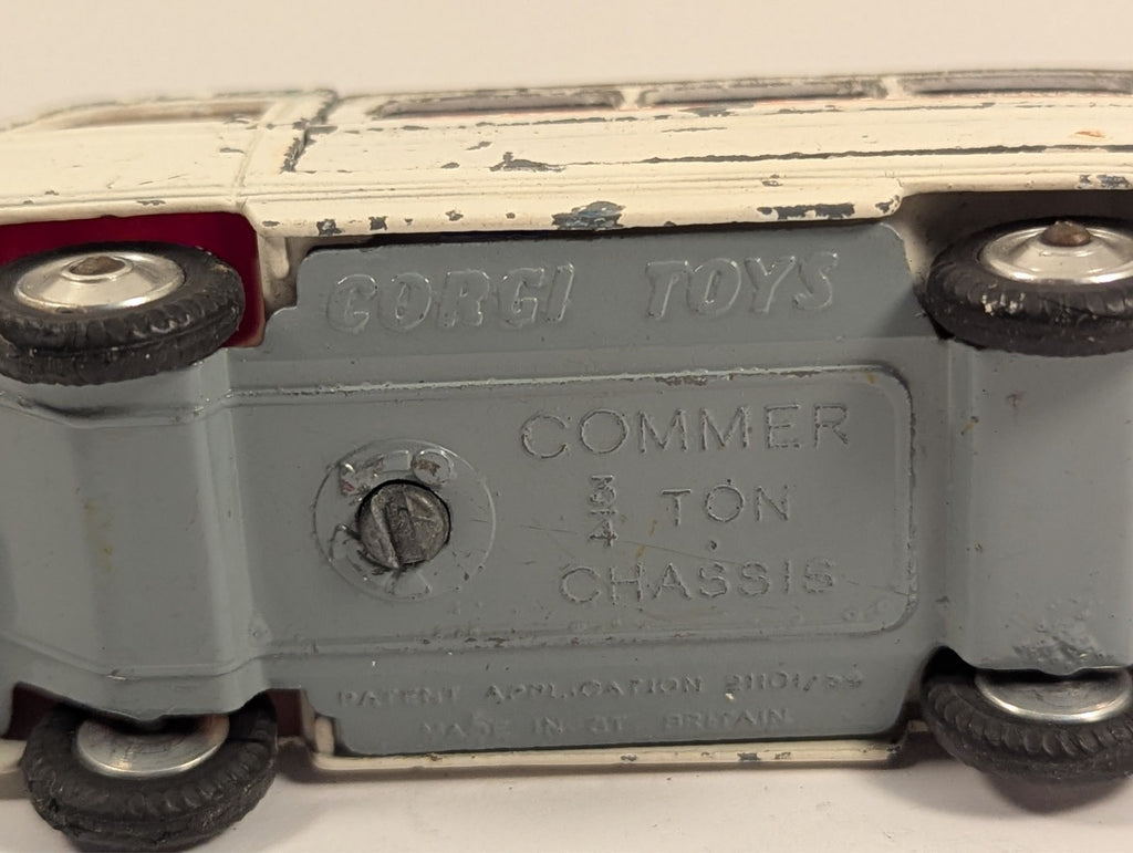 Corgi Toys 463 Commer Ambulance 1:43 Scale - Chipped Paint