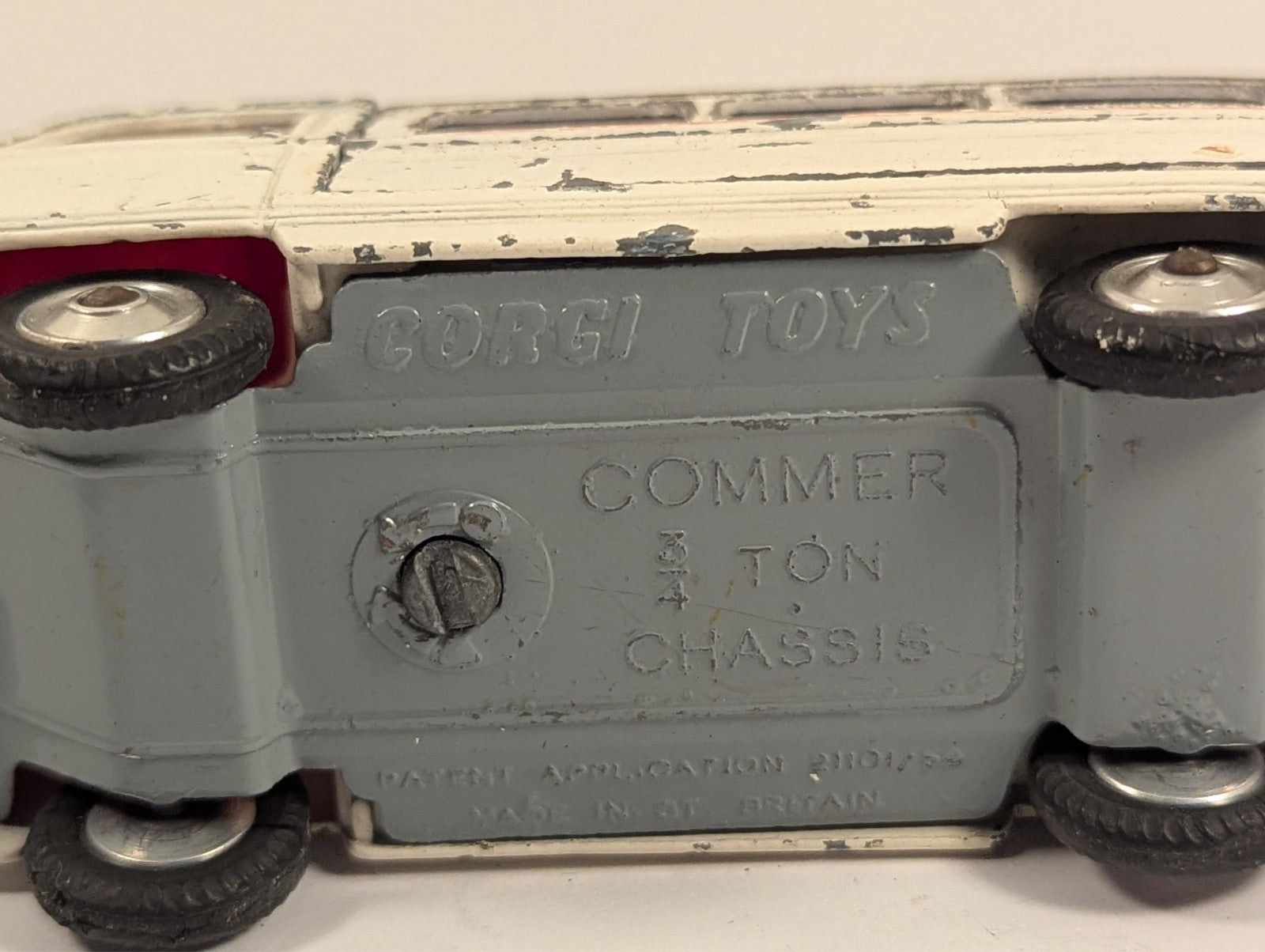 Corgi Toys 463 Commer Ambulance 1:43 Scale - Chipped Paint