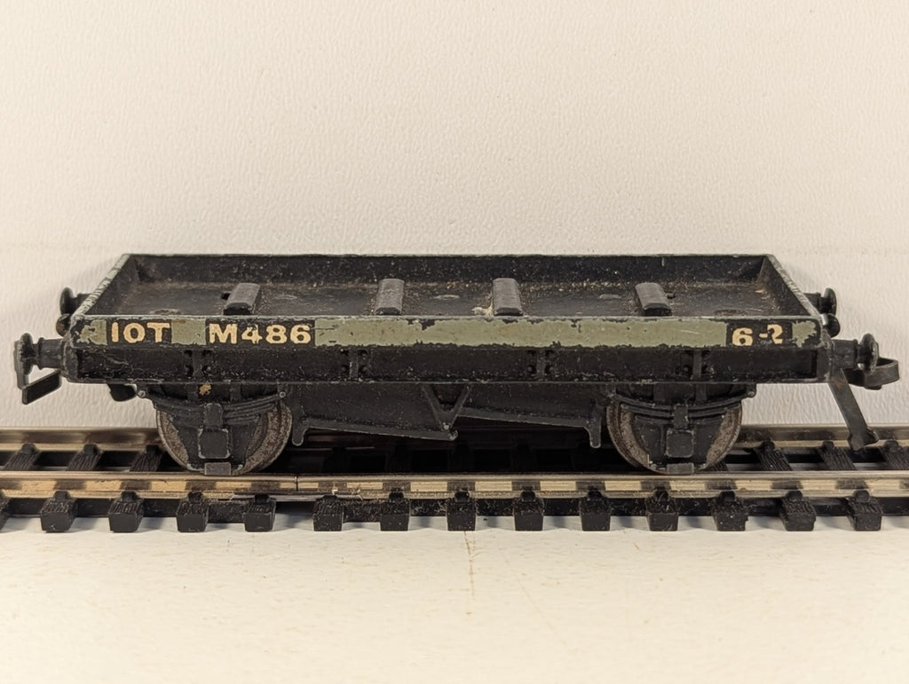 Hornby Dublo OO Gauge Low Sided Wagon Goods Wagon M486 BR Grey D1