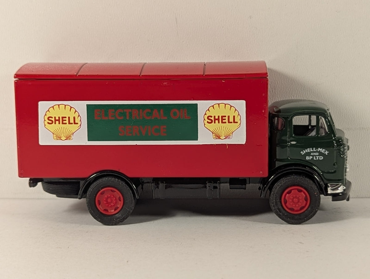 Vanguards 1:64 Commer Boxback Shell Electrical Oil Service Commercial Vehicle