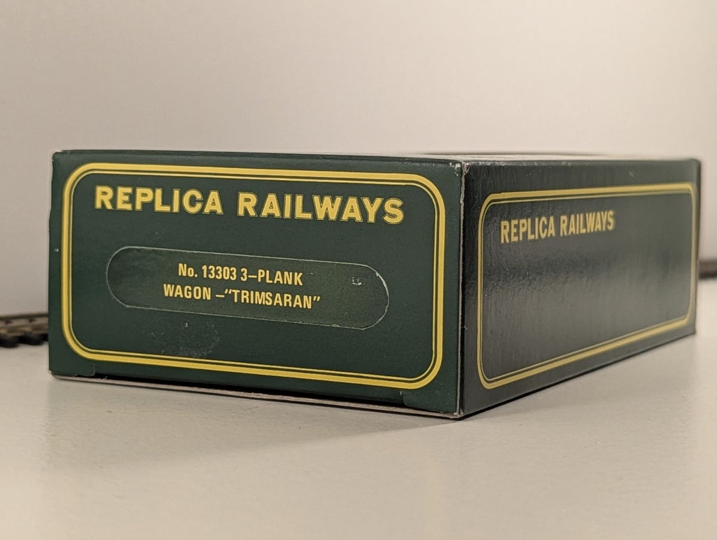 Replica Railways 13303 OO Gauge Trimsaran 3 Plank Wagon - Boxed