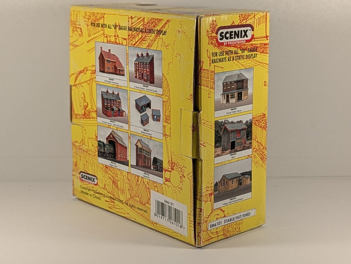 Scenix by Pocketbond OO Gauge Stable / Hut / Shed Scenic Accessories EM6101