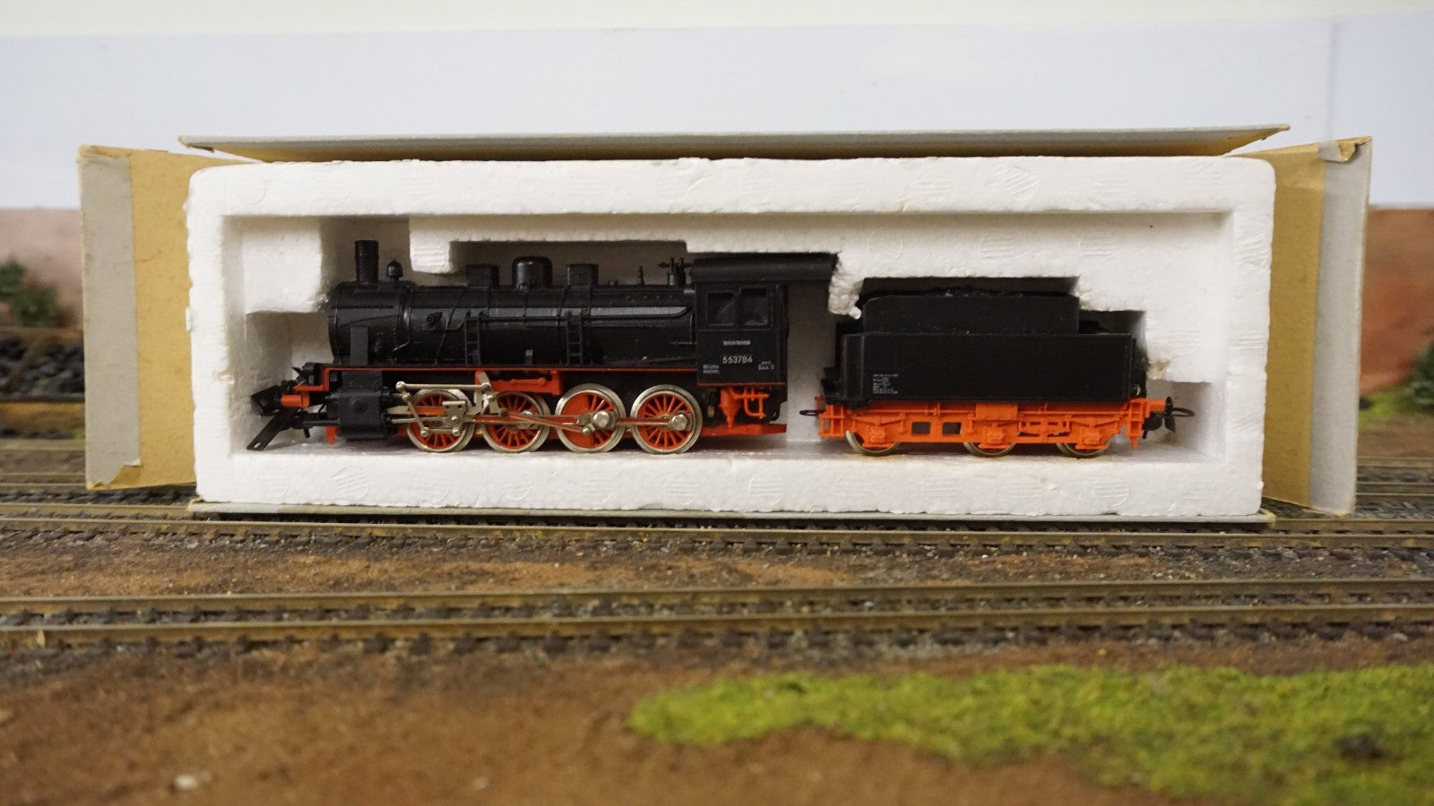 Piko 605 318 steam locomotive Br 553784 H0 Gauge Boxed