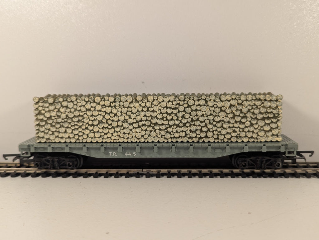 Tri-ang Hornby R235 Pulp Wood Car Wagon OO Gauge