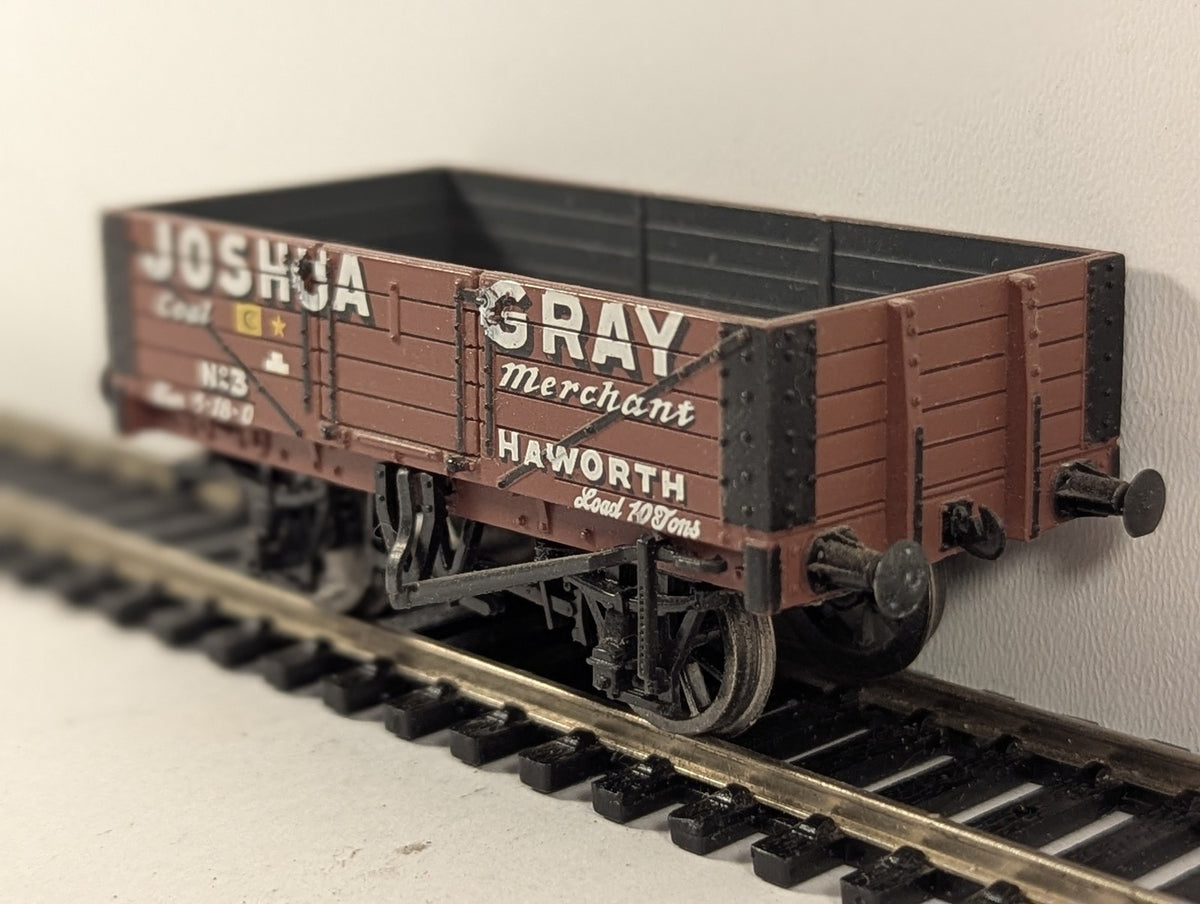 Bachmann OO Gauge RCH 7 Plank Wagon Goods Wagon No. 3 Joshua Gray 37-078